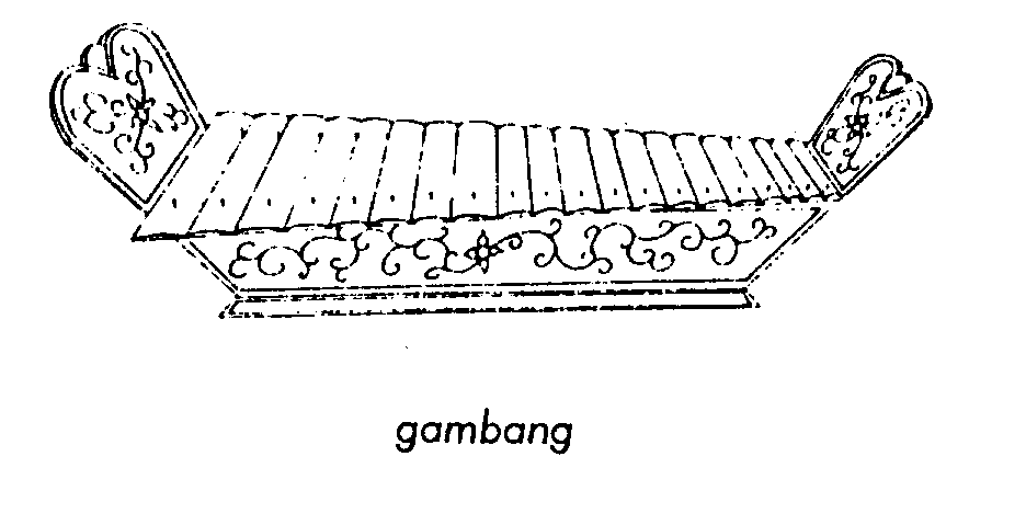 Image of a Gambang
